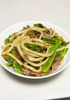 レモンでさっぱり時短簡単焼きうどん-レシピのメイン写真