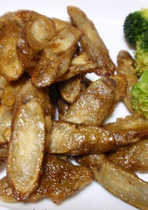 ゴボウの甘辛揚げ-レシピのメイン写真