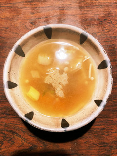 えのきと大根菜の減塩味噌汁-レシピのメイン写真