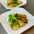 つぼみ菜のバター醤油炒め