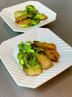 つぼみ菜のバター醤油炒め-レシピのメイン写真