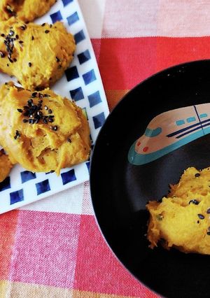南瓜のきな粉スイートポテトパン-レシピのメイン写真