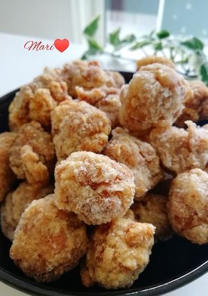 豚こま肉をぎゅっとde唐揚げ-レシピのメイン写真