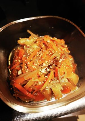 ピリ辛きんぴらごぼう揚げ入り☆-レシピのメイン写真