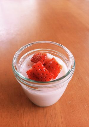 ヨーグルトゼリーイチゴ味(覚書)-レシピのメイン写真