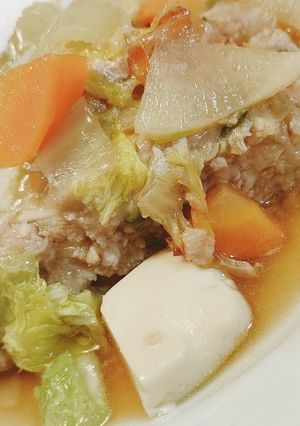 シュウマイ？白菜と挽き肉ミルフィーユ蒸し-レシピのメイン写真