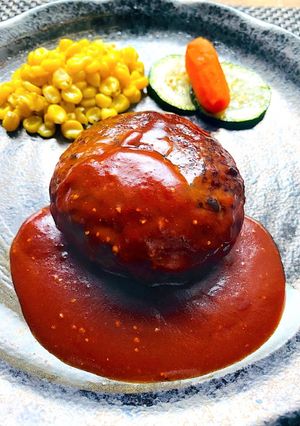 ふわジュワ新玉ねぎハンバーグ-レシピのメイン写真