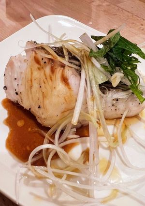 釣って来た大鯛の料理はこれ　中華風蒸し-レシピのメイン写真