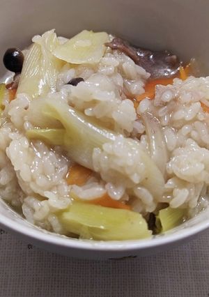 ホットクックで生米から作るおじや-レシピのメイン写真