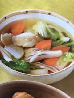 きのこと野菜の和風スープ 自分用-レシピのメイン写真