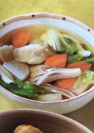 きのこと野菜の和風スープ 自分用-レシピのメイン写真