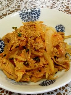 豚キムチ炒め-レシピのメイン写真