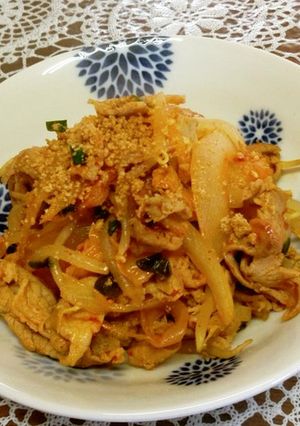 豚キムチ炒め-レシピのメイン写真