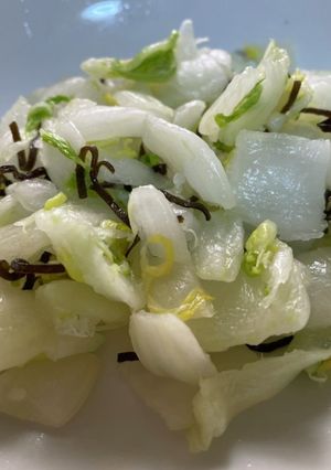 白菜の白い部分の漬物風-レシピのメイン写真