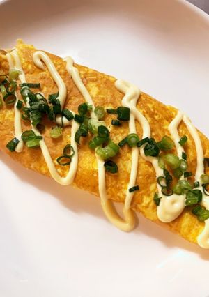 ごはんにもお酒にも合う『納豆オムレツ』-レシピのメイン写真