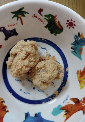 食べやすい♪里芋でやわらかぼた餅風-レシピのメイン写真