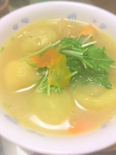 *じゃがもち団子スープ*-レシピのメイン写真