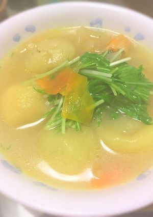 *じゃがもち団子スープ*-レシピのメイン写真