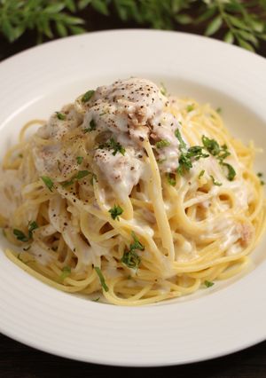 簡単！ツナクリームパスタ　生クリーム不要-レシピのメイン写真