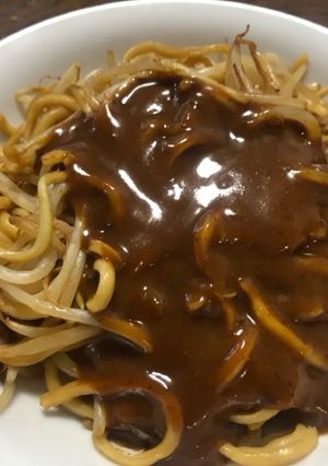 もやしカレー焼きそば-レシピのメイン写真