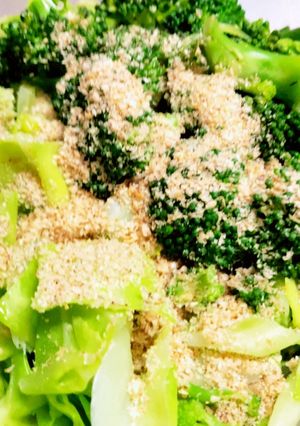 レンジで簡単。炒りごまたっぷり温サラダ-レシピのメイン写真
