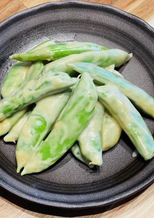 スナップえんどうの醤油マヨ和え-レシピのメイン写真