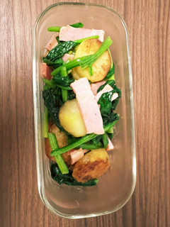 ほうれん草とじゃがいものバター炒め-レシピのメイン写真
