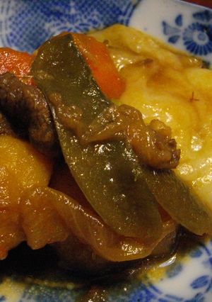 肉じゃがtと餅-レシピのメイン写真
