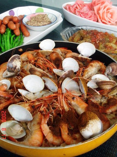 フライパンで!!ズボラなカレーパエリア-レシピのメイン写真