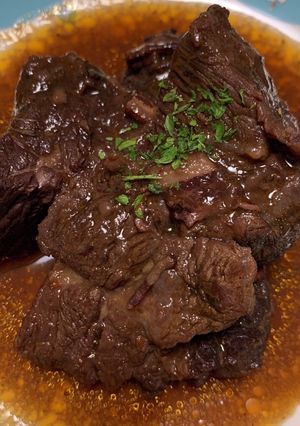 牛スネ肉 赤ワイン煮込み♡-レシピのメイン写真
