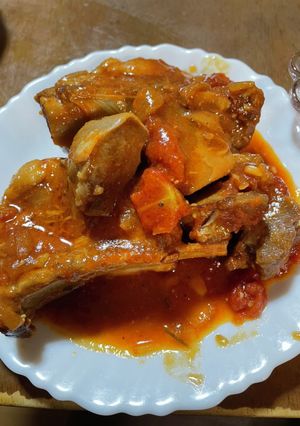 スペアリブと豚タンのトマト煮込み-レシピのメイン写真