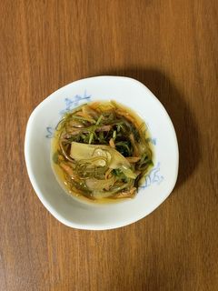 三つ葉と茗荷入り松前漬け-レシピのメイン写真
