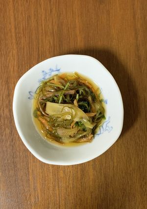 三つ葉と茗荷入り松前漬け-レシピのメイン写真