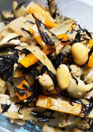 褒められ常備菜　ひじきの五目煮-レシピのメイン写真