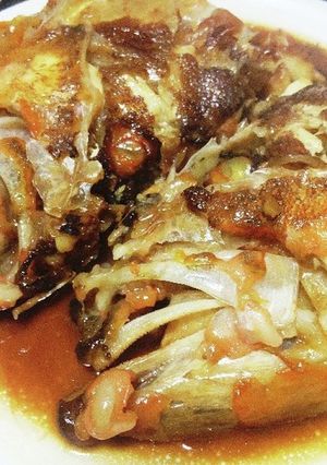 ウッカリカサゴの煮付け（かぶと煮）-レシピのメイン写真