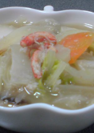 カニ缶と白菜の煮浸し風-レシピのメイン写真