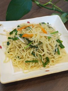 ニラの塩焼きそば-レシピのメイン写真
