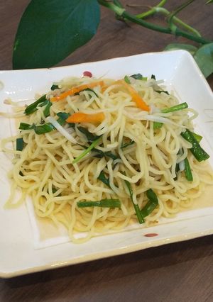 ニラの塩焼きそば-レシピのメイン写真