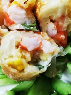 #エビ大好き♪♪エビ寄せ春巻き-レシピのメイン写真