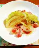 蒸しキャベツ#まるごと#大量消費#超簡単