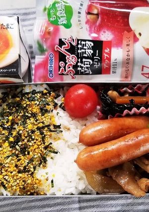 豚肉炒め弁当(3.22)-レシピのメイン写真