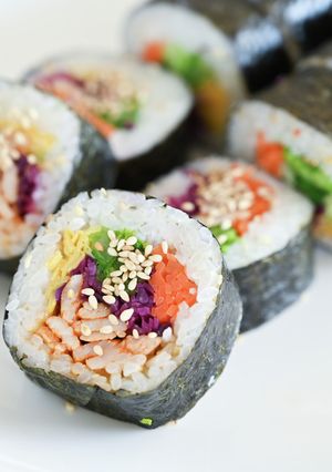 〈腎臓病の方向け〉韓国風海苔巻キンパ-レシピのメイン写真