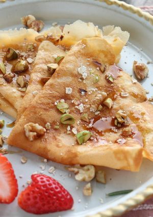こめココパンケーキで作るクレープ-レシピのメイン写真