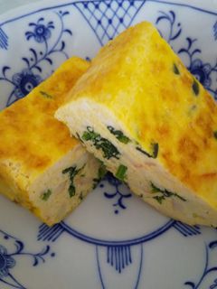 オーブンで♪ほうれん草の豆腐卵焼き-レシピのメイン写真