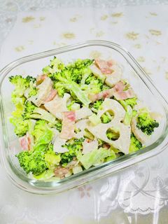 ブロッコリーと蓮根のサラダ-レシピのメイン写真