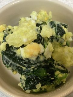 ほうれん草のナムルとポテサラ-レシピのメイン写真