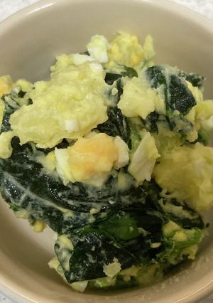 ほうれん草のナムルとポテサラ-レシピのメイン写真