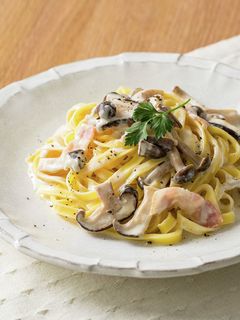 みりん粕ときのこのホワイトパスタ-レシピのメイン写真