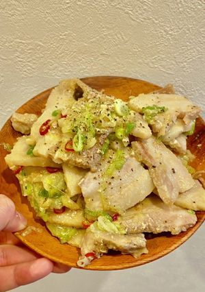 豚ネギ塩炒め-レシピのメイン写真