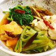 八尾若ごぼうとササミの煮びたし、含め煮